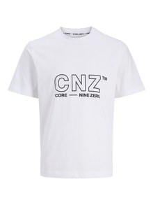 Jack & Jones Col rond -Bright White - 12286300