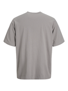 Jack & Jones Cuello redondo -Gray Flannel - 12286300