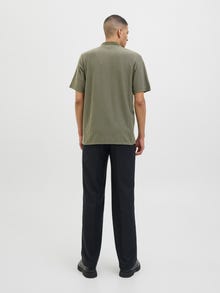 Jack & Jones Split Neck Polo -Dried sage/Green - 12286332