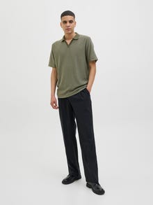Jack & Jones Split Neck Polo -Dried sage/Green - 12286332