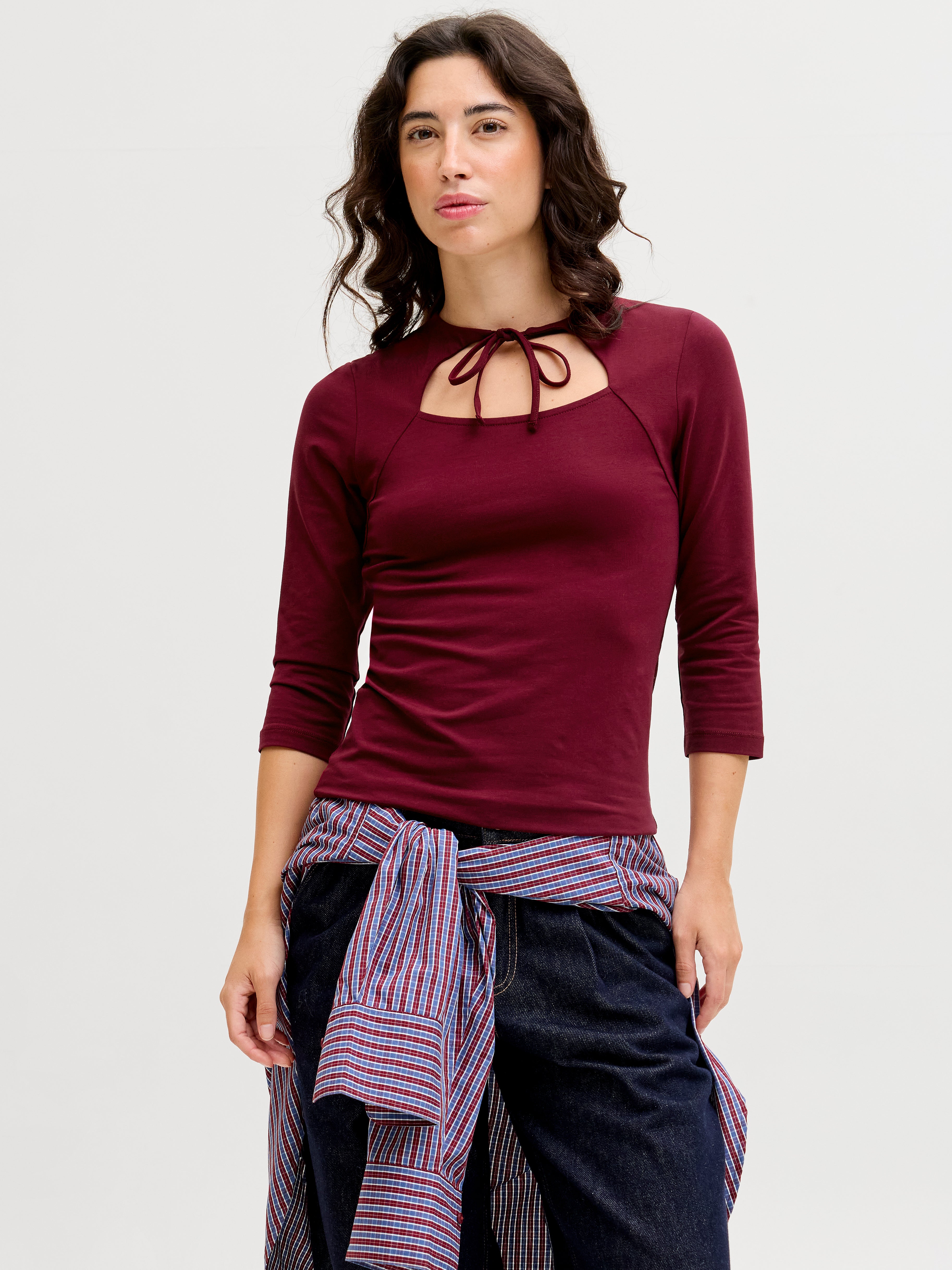 トップス JJ house OJ OPEN FRONT SWEATER SHIRTS JJXX Women's Tops: Elegant & Casual