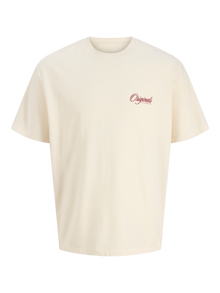 Jack & Jones T-shirt -Antique White - 12286607