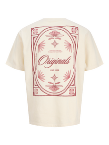 Jack & Jones T-shirt -Antique White - 12286607