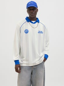Jack & Jones Kamuolio kaklas Polo -Cloud Dancer - 12286608