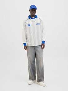 Jack & Jones Kamuolio kaklas Polo -Cloud Dancer - 12286608