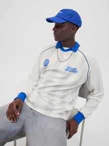 Jack & Jones Kamuolio kaklas Polo -Cloud Dancer - 12286608