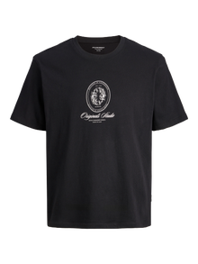 Jack & Jones Rundhalsausschnitt T-shirt -Black - 12286609