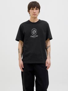 Jack & Jones Rundhalsausschnitt T-shirt -Black - 12286609