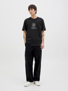 Jack & Jones Rundhalsausschnitt T-shirt -Black - 12286609