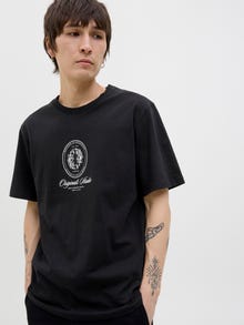 Jack & Jones Rundhalsausschnitt T-shirt -Black - 12286609