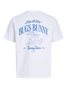 Jack & Jones Looney Tunes T-shirt -Bright White - 12286624