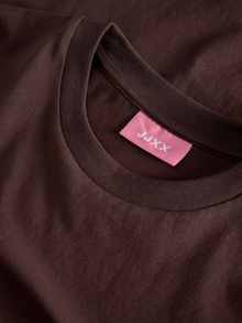 JJXX JXMILLOW μπλουζάκι -Seal Brown - 12286638