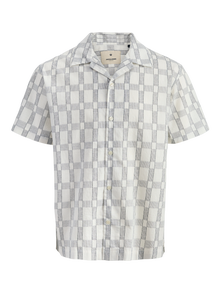 Jack & Jones Relaxed fit Resort-krave Plus Skjorte -Silver Lining - 12286704