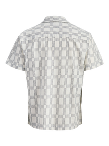 Jack & Jones Relaxed fit Resort-krave Plus Skjorte -Silver Lining - 12286704