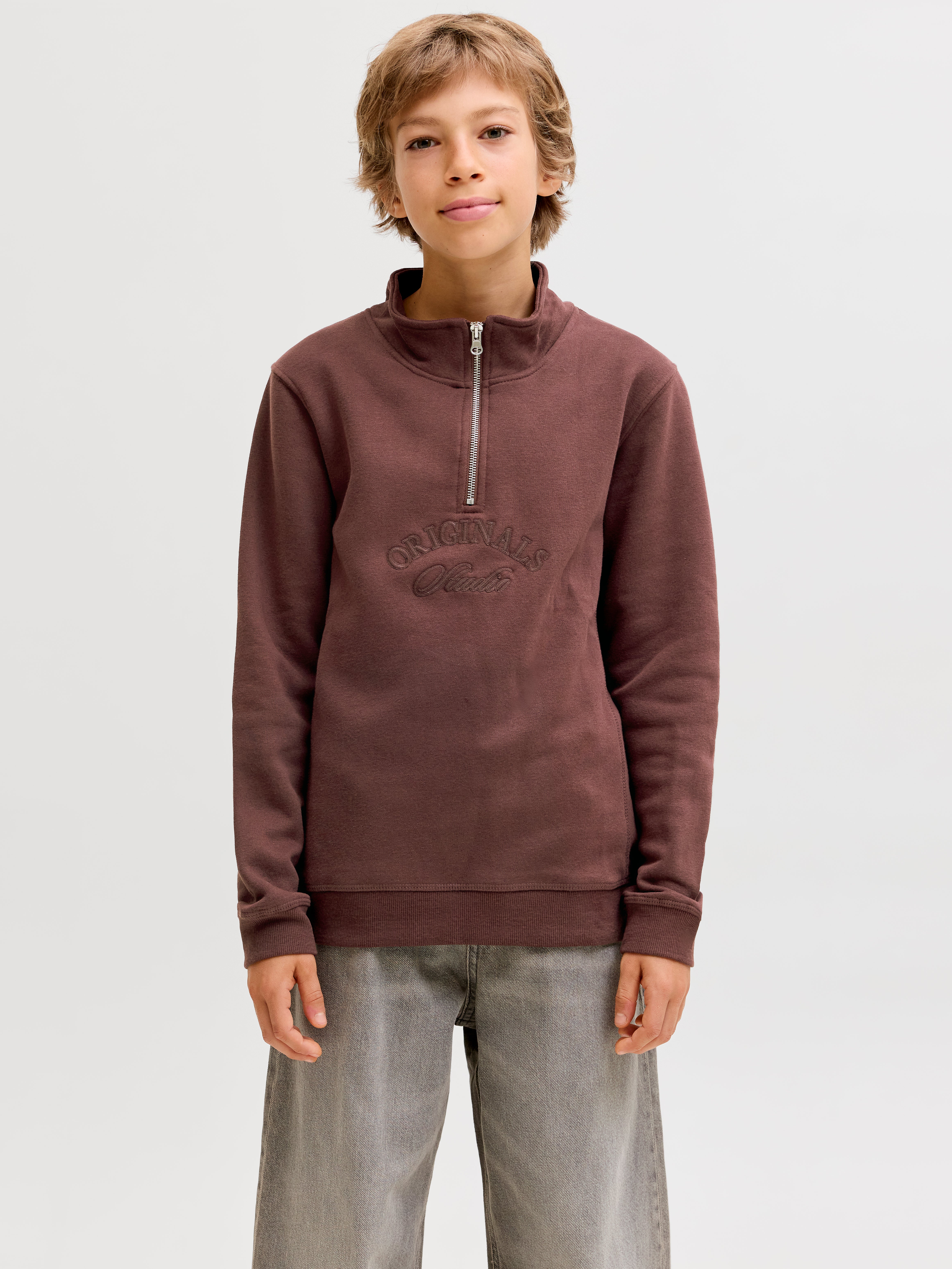Sweatshirt Mit Halbem Reißverschluss Junior