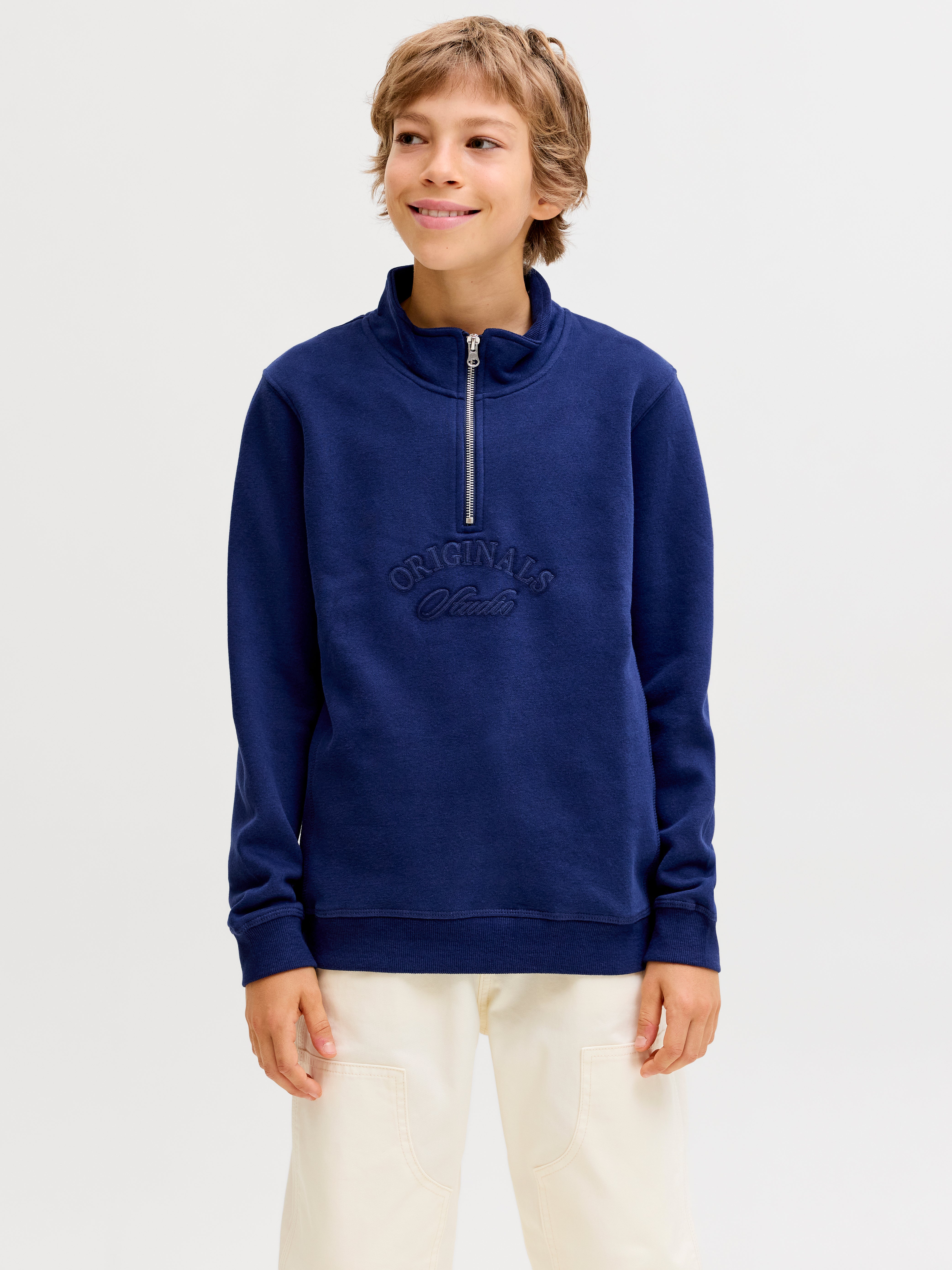 Sweatshirt Mit Halbem Reißverschluss Junior