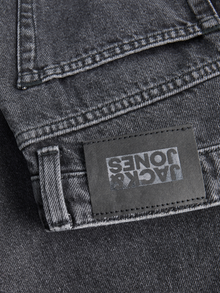 Jack & Jones JJIALEX JJCLASSIC SQ 737 JNR Jeansy o kroju baggy Junior -Black Denim - 12287214