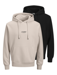 Jack & Jones 2-pack Sweatshirt -Black - 12287635
