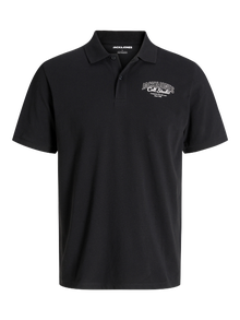 Jack & Jones 3-pack Spread collar Polo -Black - 12287673