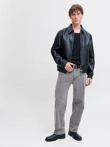 Jack & Jones JJIEDDIE JJORIGINAL SQ 067 Loose fit -Grey Denim - 12287718