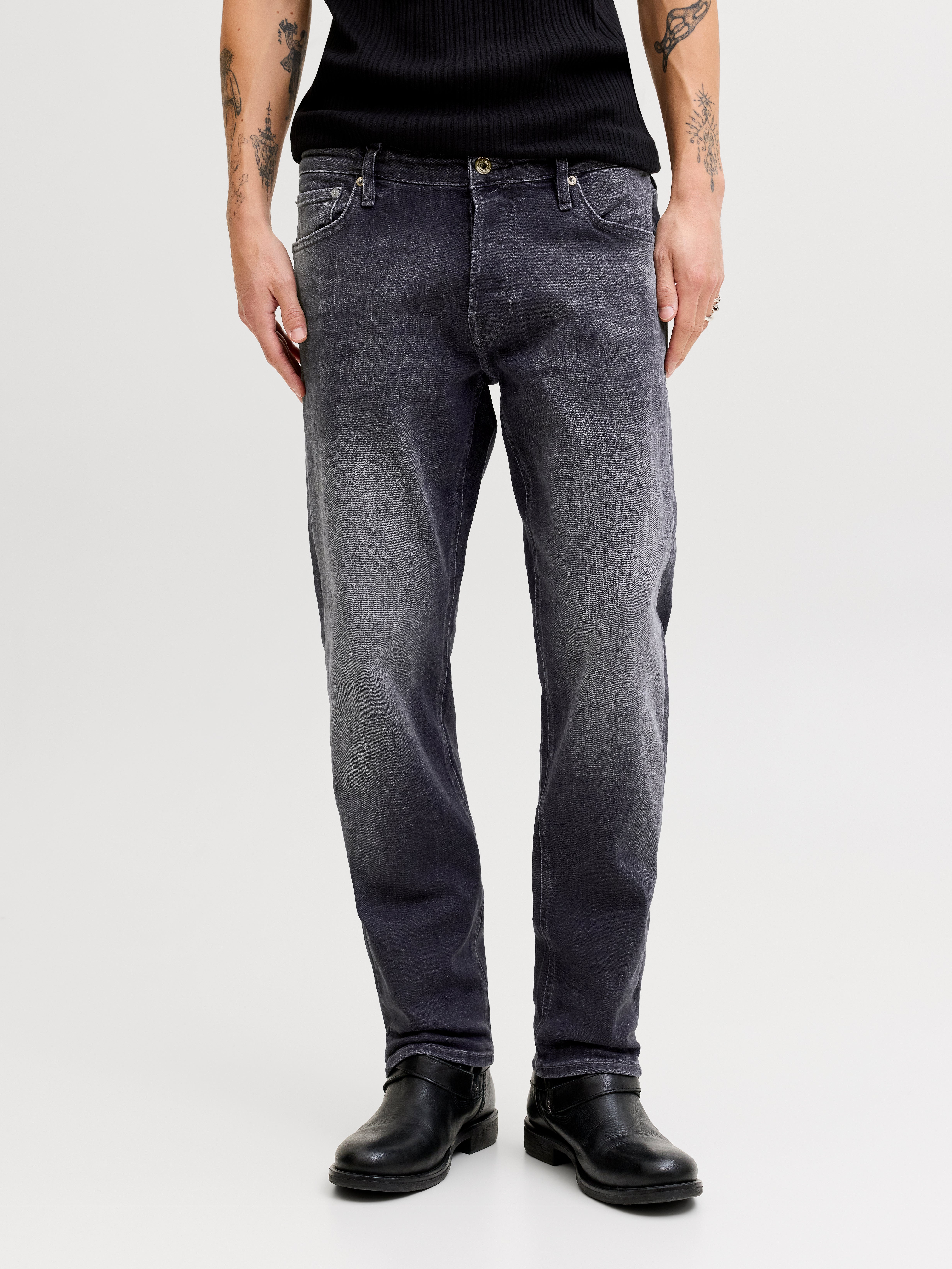 Thumbnail - Jjimike Jjcooper St 335 Bf Tapered Fit Jeans