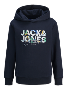Jack & Jones Hoodie Mini -Sky Captain - 12287776