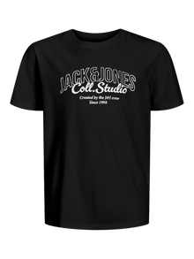 Jack & Jones 2-pack Logo T-shirt Junior -Black - 12287779