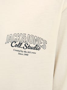 Jack & Jones Longsleeved T-shirt Junior -Antique White - 12287784