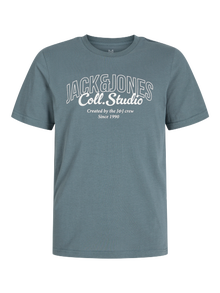 Jack & Jones 3-pack Logo T-shirts -Stormy Weather - 12287805