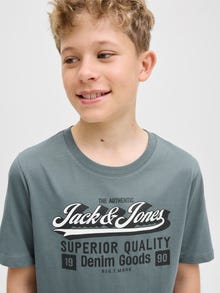 Jack & Jones Pack de 2 T-shirt Logo Junior -Chambray Blue - 12287811