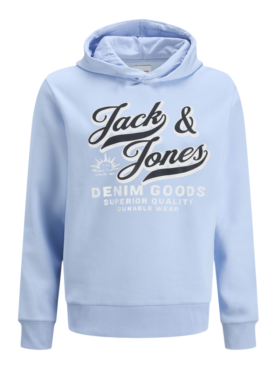 Regular Fit Hoodie Junior Ribbed cuffs Set in sleeves Sweatshirt