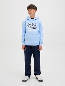 Jack & Jones Paquete de 2 Sudadera con capucha Logotipo Junior -Chambray Blue - 12287812