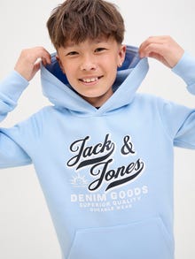 Jack & Jones Paquete de 2 Sudadera con capucha Logotipo Junior -Chambray Blue - 12287812