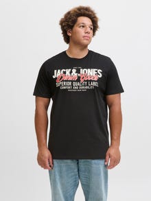 Jack & Jones Plus Size 3-pack Logo T-shirts -Cloud Dancer - 12287820