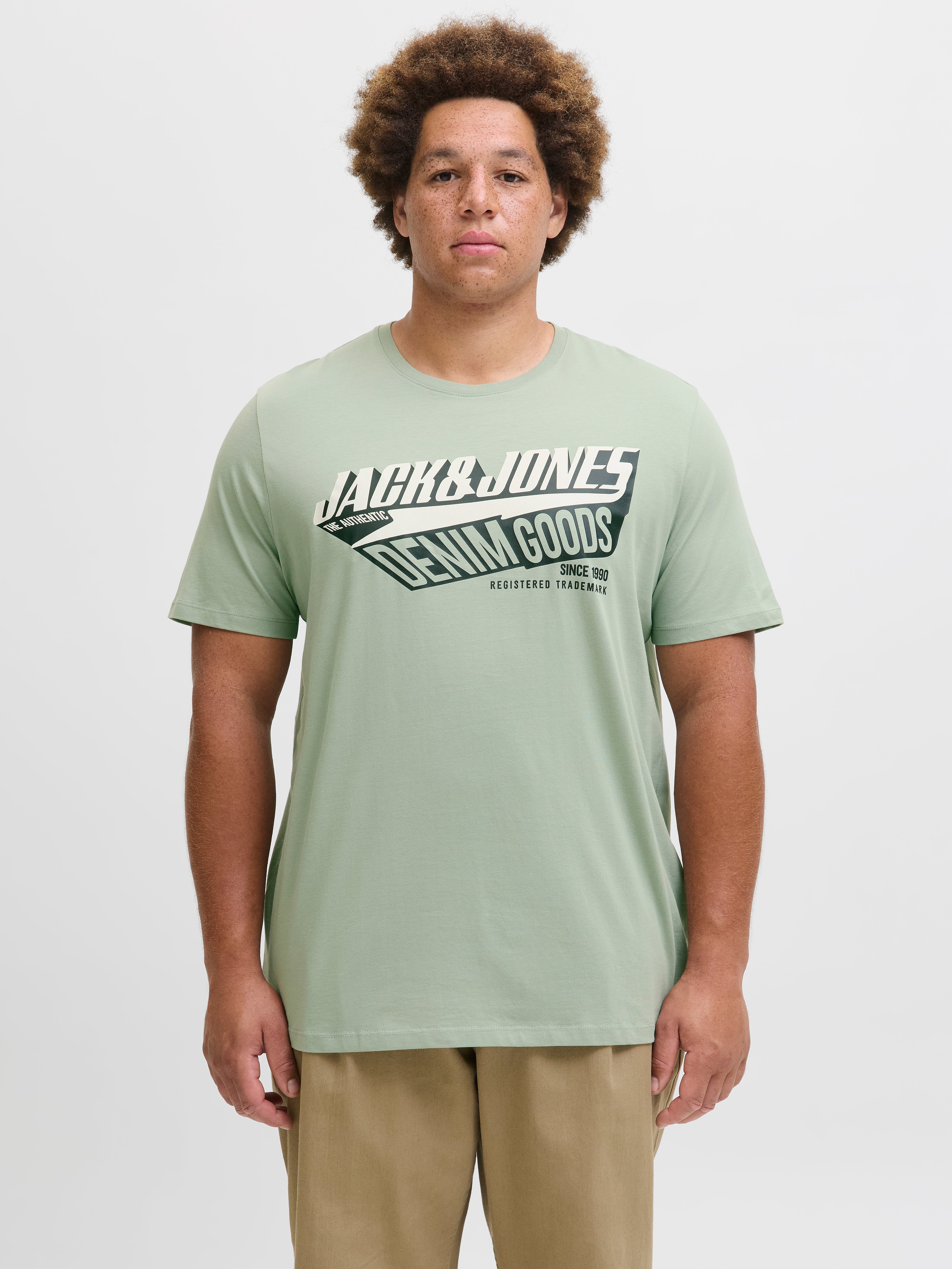 Thumbnail - Plus Size 3er-pack Logo T-shirt