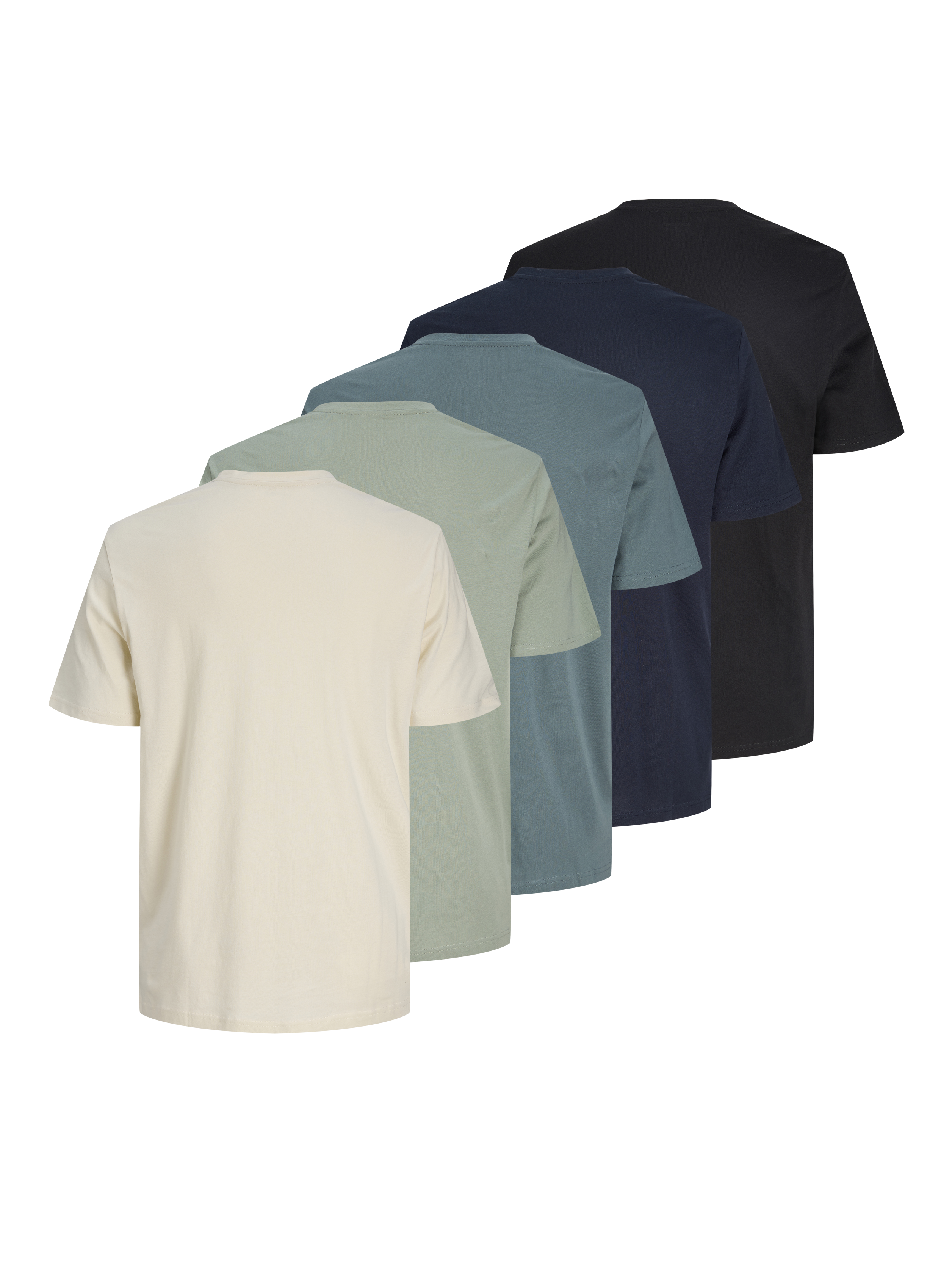 Thumbnail - Plus Size 5er-pack Gedruckt T-shirt