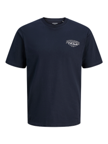Jack & Jones Plus Size Printet T-shirt -Antique White - 12287821