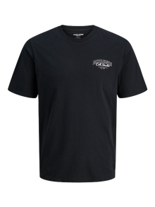 Jack & Jones Plus Size Printet T-shirt -Antique White - 12287821