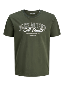 Jack & Jones Plus Size Confezione da 3 T-shirt Con logo -Antique White - 12287822