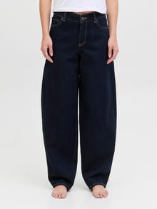 JJXX JXFUJI BARREL MW JEANS R004 DNM NOOS -Dark Blue Denim - 12287824