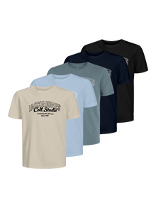 Jack & Jones Logo T-skjorte Junior -Stormy Weather - 12287975