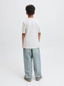Jack & Jones 5er-pack Logo T-shirt Junior -Stormy Weather - 12287975