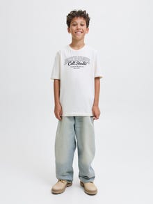 Jack & Jones 5er-pack Logo T-shirt Junior -Stormy Weather - 12287975