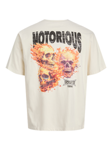 Jack & Jones Plus Size T-shirt -Antique White - 12288163