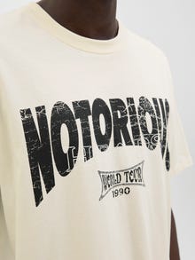Jack & Jones Plus Size T-shirt -Antique White - 12288163