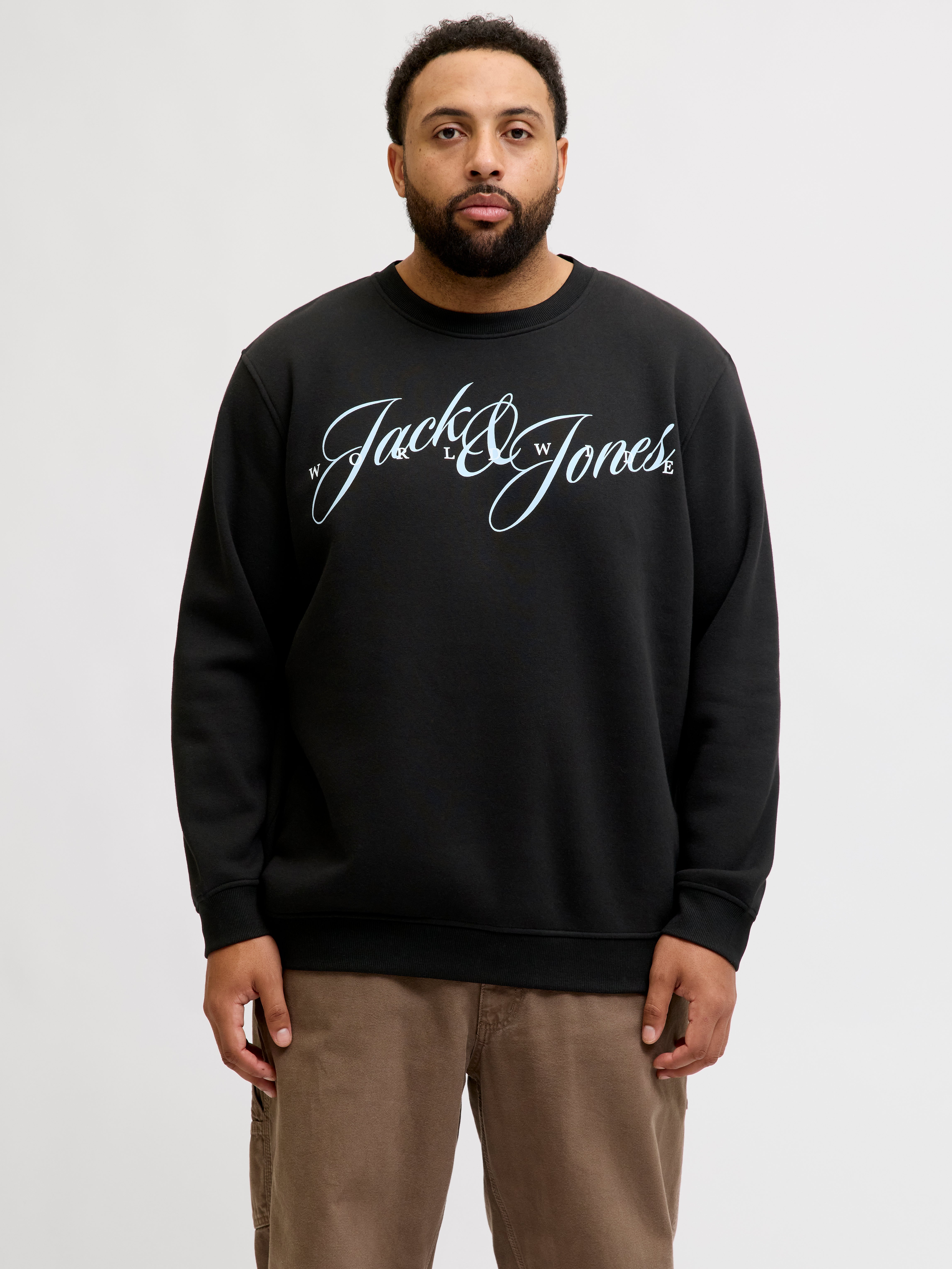 Jack Jones Cclambswool Knit Crew Neck Ln Night Sky - Maglie Uomo Blu Jack Jones Cclambswool Knit Crew Neck Ln Night Sky - Maglie Uomo Blu