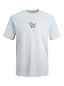 Jack & Jones 3-pack T-shirt -Antique White - 12288302