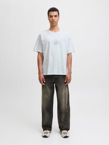Jack & Jones 3-pack T-shirt -Antique White - 12288302