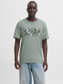 Jack & Jones Paquete de 3 Camiseta -Iceberg Green - 12288303