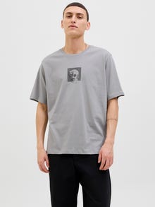Jack & Jones Paquete de 3 Camiseta -Ultimate Grey - 12288316